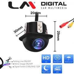 LM DIGITAL BC 5030 HD Κάμερα Πίσω Hd 720P 25Fps, 170O Με Connector Rca, 12V