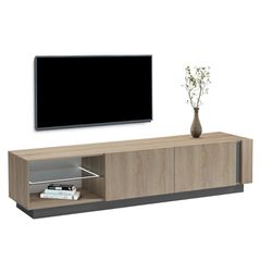 ΕΠΙΠΛΟ ΤΗΛΕΟΡΑΣΗΣ NOURISHE HM18373.13 ΜΕΛΑΜΙΝΗ SONAMA-ΓΚΡΙ 214Χ35Χ45Υεκ.