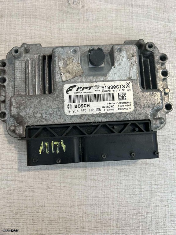 Εγκέφαλος κινητήρα Bosch 0261s05118 - 51890613 Alfa Romeo Giulietta 1400 T jet