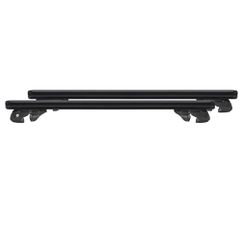 MENABO MENABO ΜΠΑΡΕΣ ΟΡΟΦΗΣ ΑΛΟΥΜΙΝΙΟΥ FENDER 118 cm ΣΕ ΜΑΥΡΟ ΧΡΩΜΑ ΓΙΑ Hyundai Matrix 5 doors 2001>2008 ΜΕ RAISED RAILS - 2 ΤΕΜ. (14660/MB)