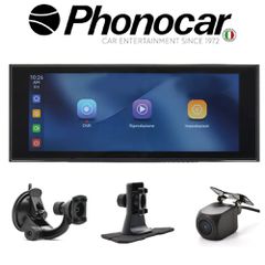 PHONOCAR DVR VM324 Συσκευή Με Dvr , Car Play & Android Auto, Οθονη 6,86" Αφής