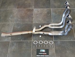 exatmisi Titanium tipou Akrapovič 4-2-1 gia 60mm teliko - Titanium - --> SUZUKI GSX-R 1300 Hayabusa 1340cc GEN 3-2021-2026 MODIFYING GARAGE "since1993" TAKEGAWAGR - 4miniracingparts,gr