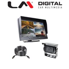 LM DIGITAL DVR C10.4 KIT Σετ Μονιτορ 10.4 Inch Με Διαχωρισμο Για 4 Εικονες, 12/24V, Αναλυση 1024X600