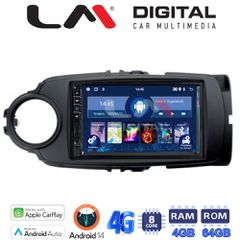 LM DIGITAL LM ZP9766 GPS Oem 7Inc Τυ Υαris 2015> 2020 Android 14 / 8Core /4+64 Gb