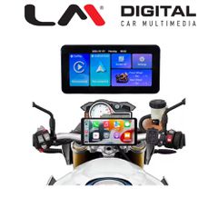 LM DIGITAL MR CPAA5 6,3 Inch Orizontal Monitor Για Μοτοσυκλετες Ipx7 (Αδιαβροχο) Με Car Play