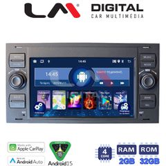 LM DIGITAL LM V4140 GPS Oem Για Ford 04-08 Android 15 /4Core /2Gb+32Gb