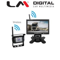 LM DIGITAL MR XH071W K Wireless Monitor 7'' Με 1 Wireless Κάμερα 480P, 4Pin/Cinch