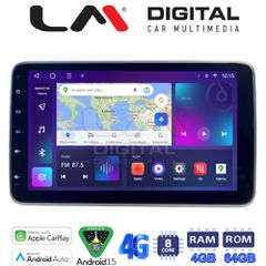 LM DIGITAL LM Q8R10 GPS 1Din > 10Inc Tablet Android 15 8Core 4+64G Gps/Bt/Usb/Radio & Κλιση