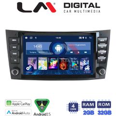LM DIGITAL LM V4090 GPS Oem Για Mercedes W211 / 7Inch Monitor / Android 15 / 4