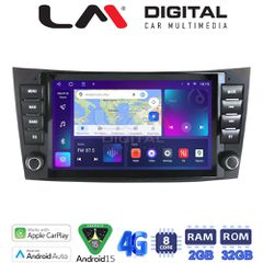 LM DIGITAL LM E8090 GPS Oem Για 8Core 2+32G W211 Mercedes Benz Android 15 8Core 2+32G Cpaa