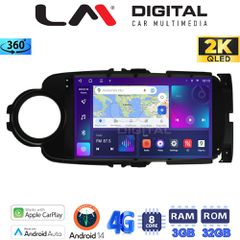 LM DIGITAL LM ZD8454B GPS Oem Για Toyota Yaris 2015