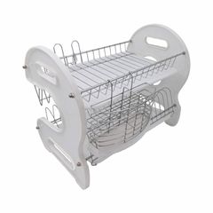Πιατοθήκη διώροφη inox “IBH” διαστάσεων 55x26x36cm