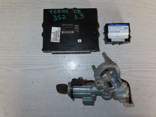 Daihatsu Terios J200 F700 '06 - '12 Σετ Εγκέφαλος Immobilizer Από Κινητήρα 3SZ 1,5 16v