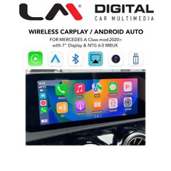 LM DIGITAL LM CPAA BOX ME8009 Car Play+ Aa Box Wireless Mercedes Ntg6.0