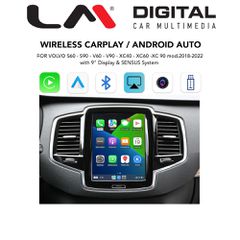 LM DIGITAL LM CPAA BOX VL8818W Car Play+ Aa Box Wireless Για 9Inc Tesla Volvo