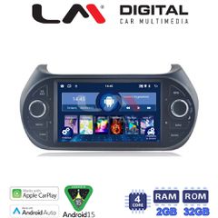 LM DIGITAL LM V4195 GPS Oem Για Fiat Fiorino & Qubo Citroen Nemo Peugeot Bipper An14 4Core