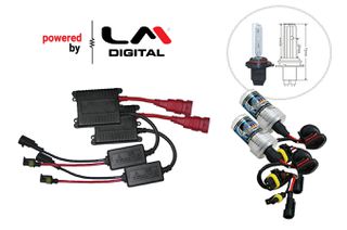 LM DIGITAL XENON 9012 9012/H1R2 Σετ Xenon Μονες Universal Slim Μετασχηματιστης Lmdigital