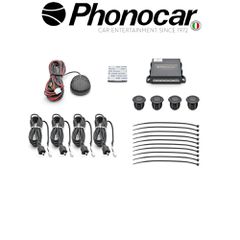 PHONOCAR PS 06.940 Σετ Parking Με 4 Αισθητήρες 19, 5 mm Μ Αύρους, Εξωτερικούς, Αποσπώμενους,