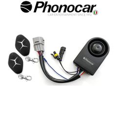 PHONOCAR 09.302 Συναγερμος Μοτοσυκλετας Και Σκουτερ , Εσωτερικο Κραδασμικο Και Αισθητηρα Αντιρυμούλκησης, Ενσωματωμενη Σειρηνα,