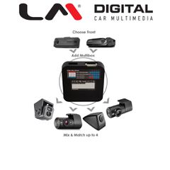 LM DIGITAL DVR T-100 SPLIT Διαχωριστής Βίντεο Που Επιτρέπει Τη Σύνδεση Έως Και 4 Επιπλέον Καμερών Στην