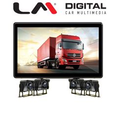 LM DIGITAL DVR 01-235-C40 DVR Συστημα Καταγραφης Με Οθονη 10 Ιντσες, Και 4 Καμερες Ahd, 4Pin