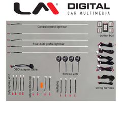 LM DIGITAL LM AMBIENT AUDI 4 Ατμοσφαιρικός, Εσωτερικός Φωτισμός Για Audi Q2 2017