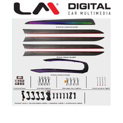 LM DIGITAL LM AMBIENT AUDI 8 Ατμοσφαιρικός, Εσωτερικός Φωτισμός Για Audi Q5 (8R) 2010