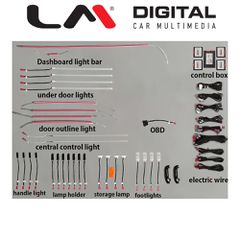 LM DIGITAL LM AMBIENT AD80A Ατμοσφαιρικός, Εσωτερικός Φωτισμός Για Audi Q5 (80A) 2017