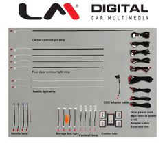 LM DIGITAL LM AMBIENT AUDI 10 Ατμοσφαιρικός, Εσωτερικός Φωτισμός Για Audi Q7 2017