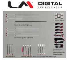 LM DIGITAL LM AMBIENT LR 2 Ατμοσφαιρικός, Εσωτερικός Φωτισμός Για Land Rover Discovery 5 2016