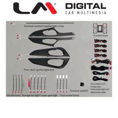 LM DIGITAL LM AMBIENT NISXT01 Ατμοσφαιρικός, Εσωτερικός Φωτισμός Για Nissan Xtrail 2014
