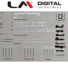 LM DIGITAL LM AMBIENT PORCHE 3 Ατμοσφαιρικός, Εσωτερικός Φωτισμός Για Porsche Panamera 2010