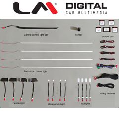 LM DIGITAL LM AMBIENT TOYOTA 1 Ατμοσφαιρικός , Εσωτερικός Φωτισμός Για Toyota Chr 2018