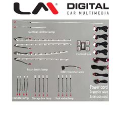 LM DIGITAL LM AMBIENT VW 2 Ατμοσφαιρικός , Εσωτερικός Φωτισμός Για Vw Passat 2019