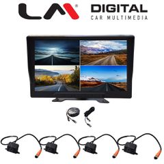 LM DIGITAL DVR R104 G9 DVR Σε Μόνιτορ 10'' Και 4 Κάμερες