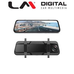 LM DIGITAL DVR C-2300 Καταγραφικο Καθρεπτης 9.66Inch Οθονη Touch, Καμερα Εμπρος 2Κ ,Καμερα Πισω Full Hd