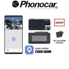 PHONOCAR DVR VM 443 PHONOCAR Dashcam Με 1 Καμερα Και Display 3,2 '' , Προηγμένη Λειτουργία Dvr