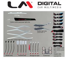 LM DIGITAL LM AMBIENT BMG201 Ατμοσφαιρικός, Εσωτερικός Φωτισμός Για Bmw S.3 (G20) 2018