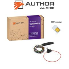 AUTHOR AT-0001E SIM-1 Συσκευη Αντικλοπης Compass (App) Me Καρτα Sim
