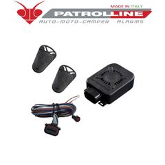 PATROLLINE MAX 4.0.1561 Συναγερμος Μοτο Με 2 Τηλεχειριστήρια Μαύρα 2,4 Gηz Και Universal Καλωδιωση