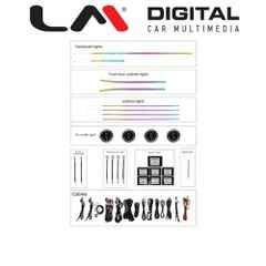 LM DIGITAL LM VITO-V3 Ατμοσφαιρικός, Εσωτερικός Φωτισμός Για Mercedes Vito-Viano-V Class 2016