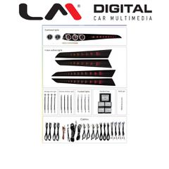 LM DIGITAL LM CW204-V1 Ατμοσφαιρικός, Εσωτερικός Φωτισμός Για Mercedes C Class (W204) 2010