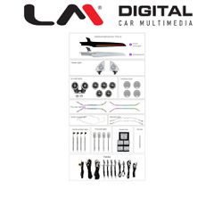 LM DIGITAL LM GLCX253-V6 Ατμοσφαιρικός, Εσωτερικός Φωτισμός Για Mercedes Glc (Χ253) 2015