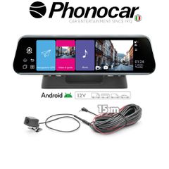 PHONOCAR DVR VM 495S PHONOCAR Καθρεπτης Με Βαση Με Android, Gps, Xarteς Gr