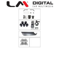 LM DIGITAL LM ABW247-V2 Ambient Kit Mercedes Gla Mod. 2022>2022 Basic Light Pack+Front Airvents+ Rear Airvents+