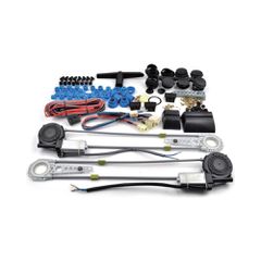 ELECTRIC-LIFE POWER WINDOW KIT Universal Kit Μετατροπής 12V Για 2 Ηλεκτρικά Παράθυρα Με 3 Διακόπτες