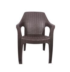 Πολυθρόνα Queen Rattan 58×45×85cm (Καφέ)-thumb-1