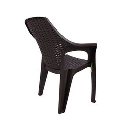 Πολυθρόνα Queen Rattan 58×45×85cm (Καφέ)-thumb-3