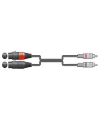 2R-2XF600 Kαλώδιο Ήχου 2 x XLR Female - 2 x RCA Plugs 6m (Τεμάχιο)