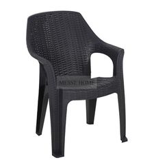 Πολυθρόνα Queen Rattan 58×45×85cm (Ανθρακί)
